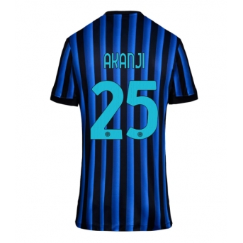 Billige Fotballdrakt Inter Milan Manuel Akanji #25 Replika Hjemmedrakt Dame 2025-26 Kortermet